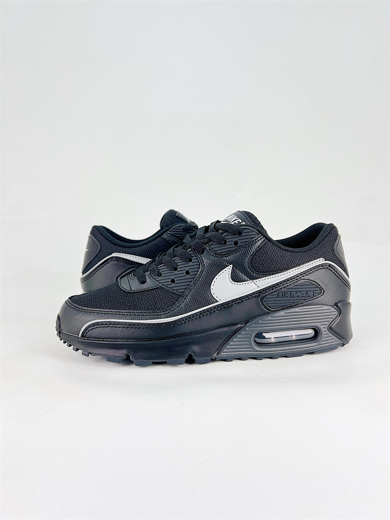 Men's Running weapon Air Max 90 Black Shoes 0106
